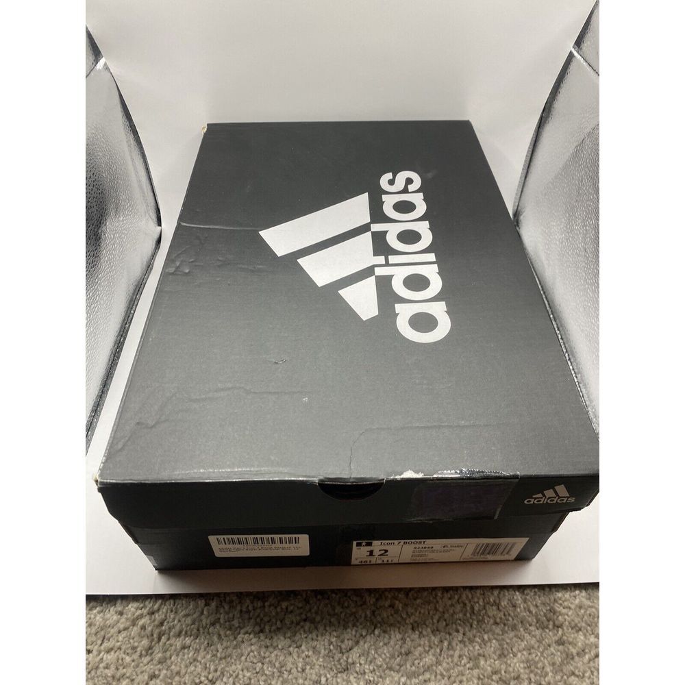 Adidas Men's Icon 7  Boost Royal Blue White Baseball Metal Cleats S23849 Size 12 - Picture 16 of 16